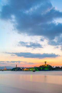 溫州江心寺夜景 歷史與燈火交織的詩意畫卷